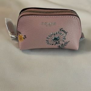Coach pink petit coin purse